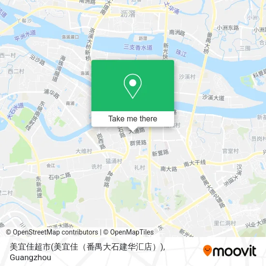 美宜佳超市(美宜佳（番禺大石建华汇店）) map