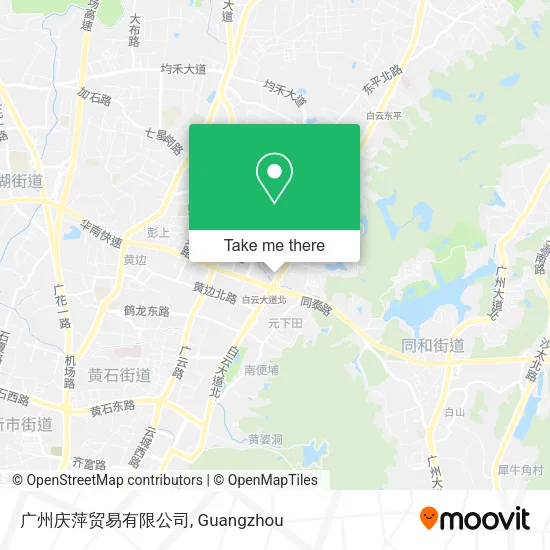 广州庆萍贸易有限公司 map