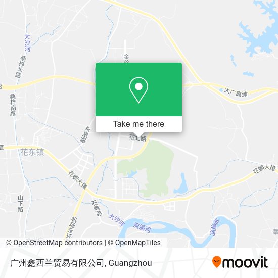 广州鑫西兰贸易有限公司 map