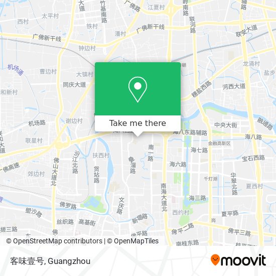 客味壹号 map
