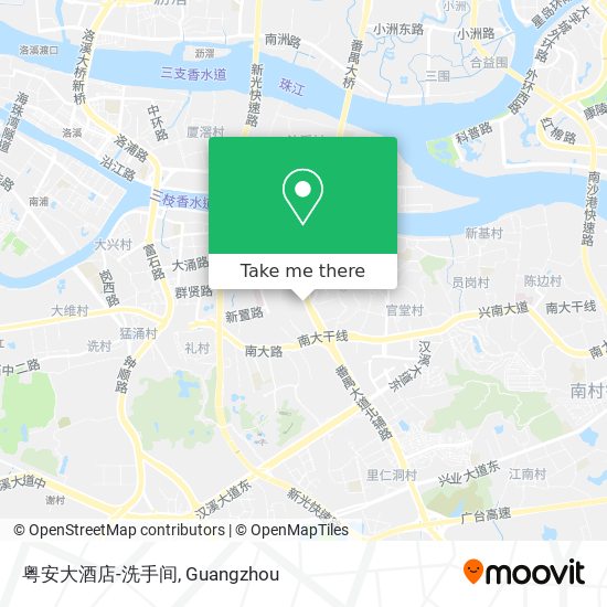 粤安大酒店-洗手间 map