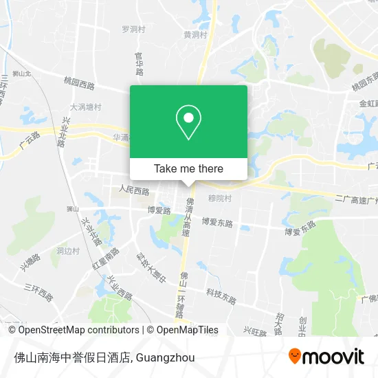 佛山南海中誉假日酒店 map