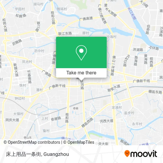 床上用品一条街 map