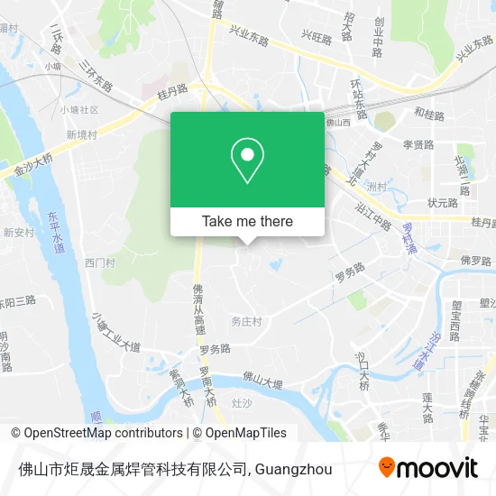 佛山市炬晟金属焊管科技有限公司 map