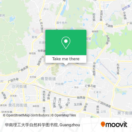 华南理工大学自然科学图书馆 map
