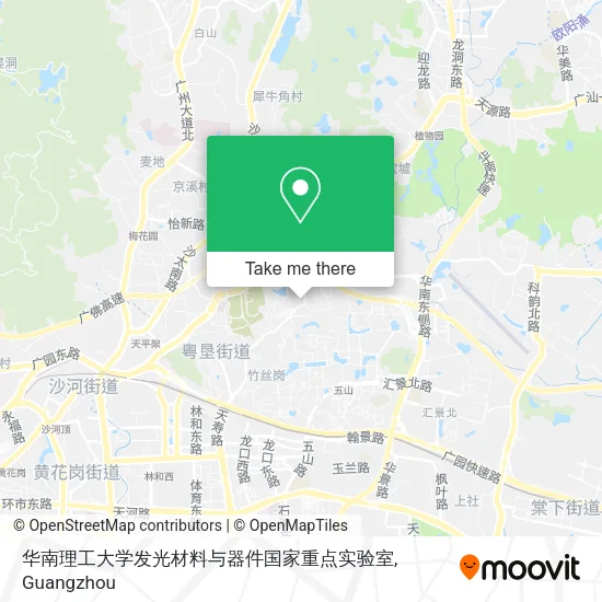 华南理工大学发光材料与器件国家重点实验室 map