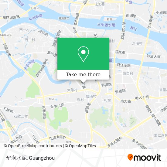 华润水泥 map