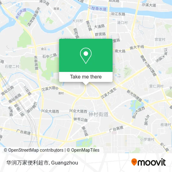 华润万家便利超市 map