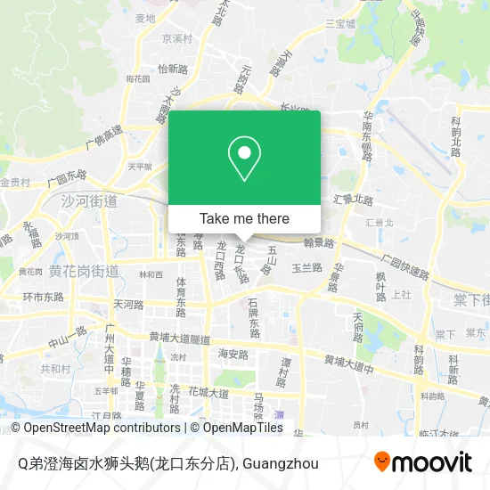 Q弟澄海卤水狮头鹅(龙口东分店) map