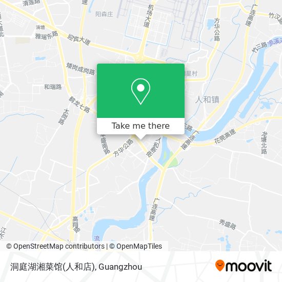 洞庭湖湘菜馆(人和店) map