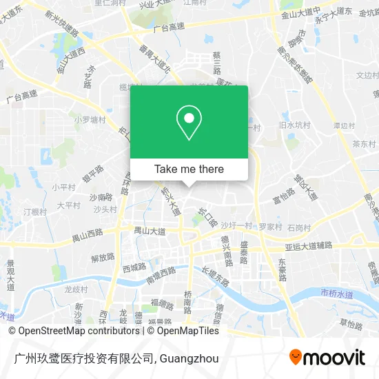 广州玖鹭医疗投资有限公司 map