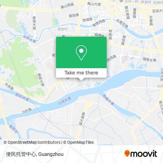 便民托管中心 map