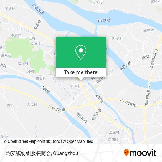 均安镇纺织服装商会 map