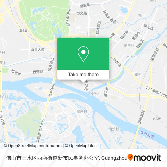 佛山市三水区西南街道新市民事务办公室 map