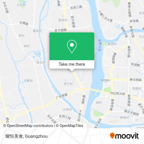 耀恒美食 map