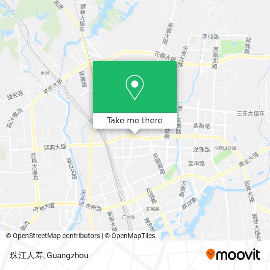 珠江人寿 map