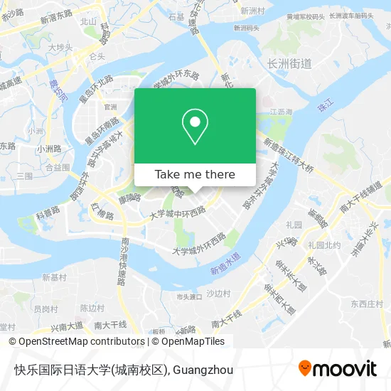 快乐国际日语大学(城南校区) map