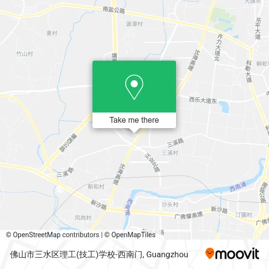佛山市三水区理工(技工)学校-西南门 map