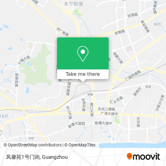 凤馨苑1号门岗 map