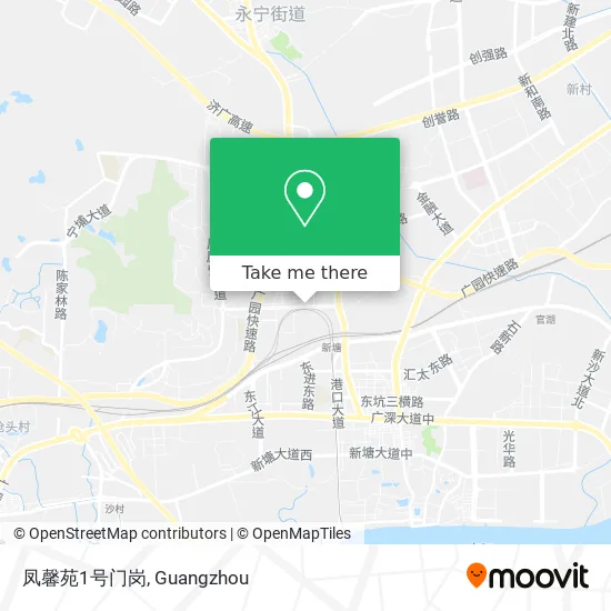 凤馨苑1号门岗 map