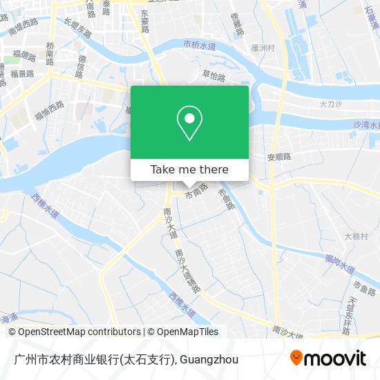 广州市农村商业银行(太石支行) map