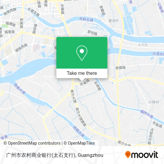 广州市农村商业银行(太石支行) map