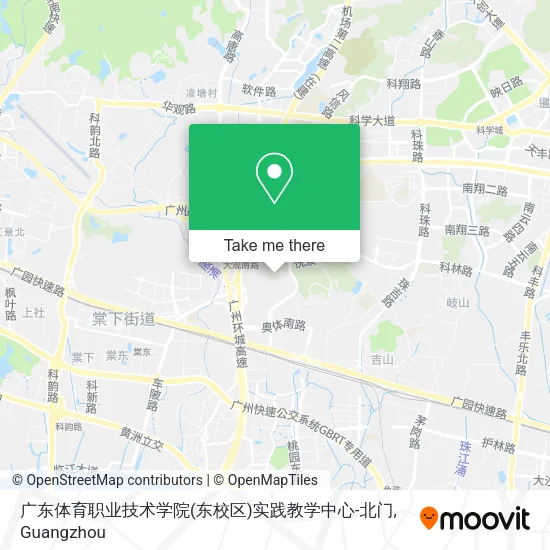 广东体育职业技术学院(东校区)实践教学中心-北门 map