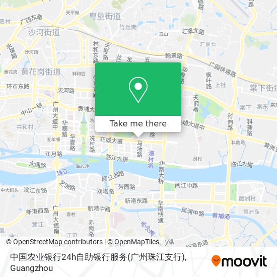 中国农业银行24h自助银行服务(广州珠江支行) map