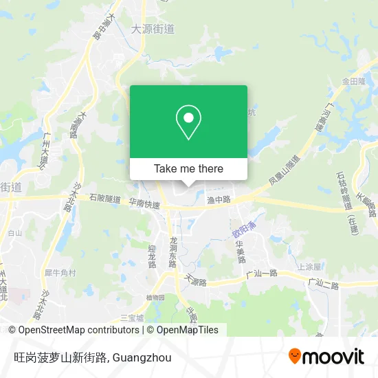 旺岗菠萝山新街路 map