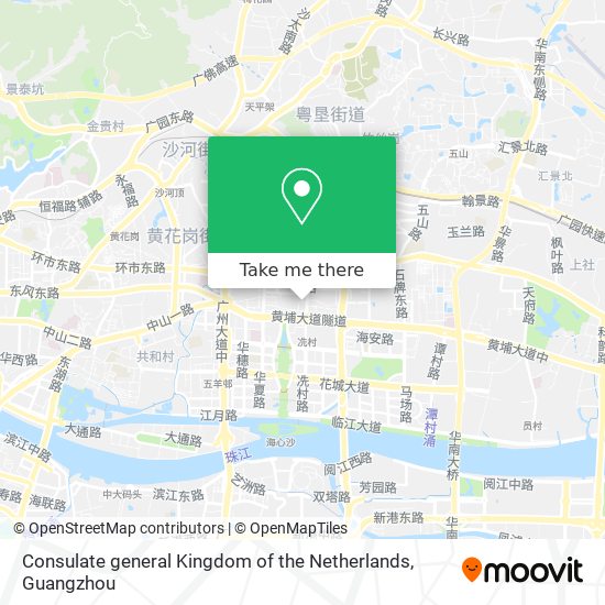Consulate general Kingdom of the Netherlands map