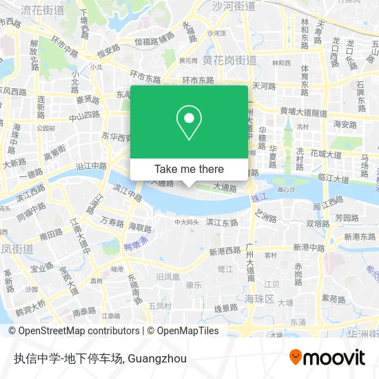 执信中学-地下停车场 map
