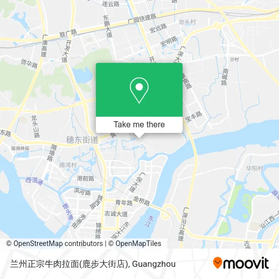 兰州正宗牛肉拉面(鹿步大街店) map