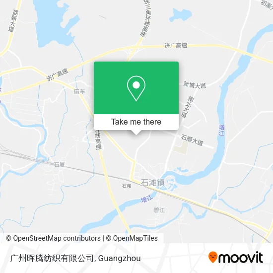 广州晖腾纺织有限公司 map