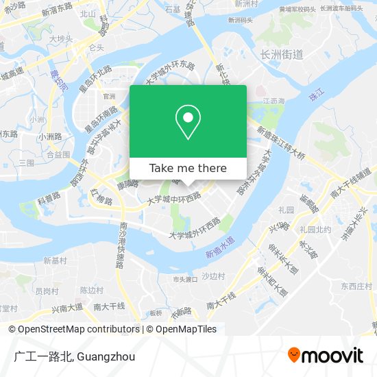 广工一路北 map