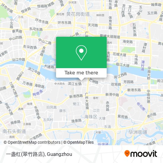 一盏红(翠竹路店) map