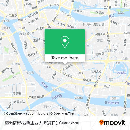 燕岗横街/西畔里西大街(路口) map
