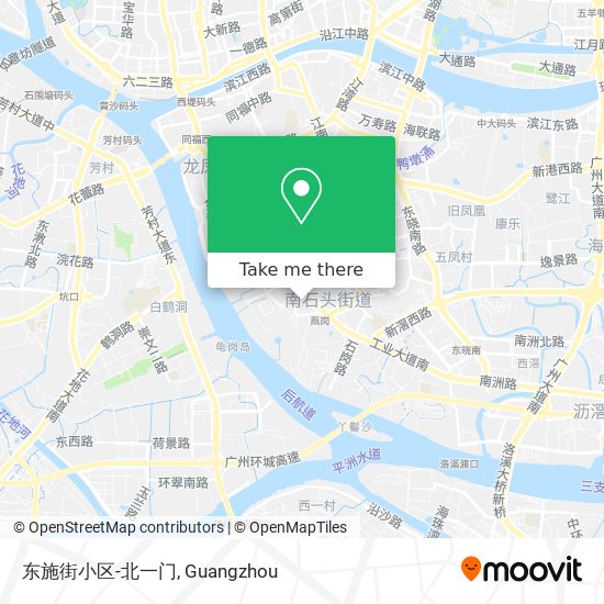 东施街小区-北一门 map