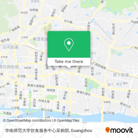 华南师范大学饮食服务中心采购部 map