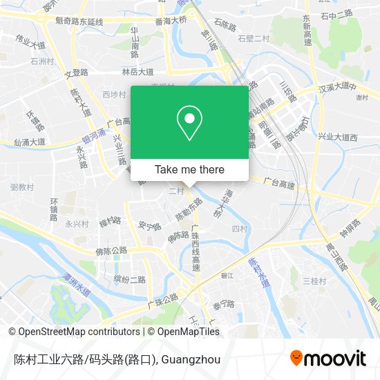 陈村工业六路/码头路(路口) map