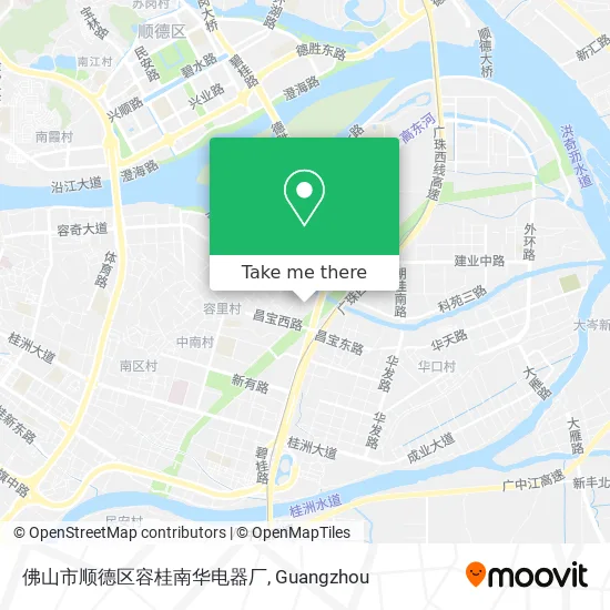佛山市顺德区容桂南华电器厂 map
