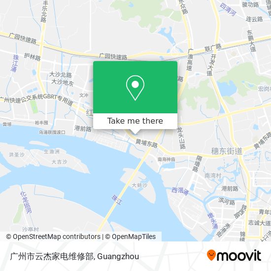 广州市云杰家电维修部 map