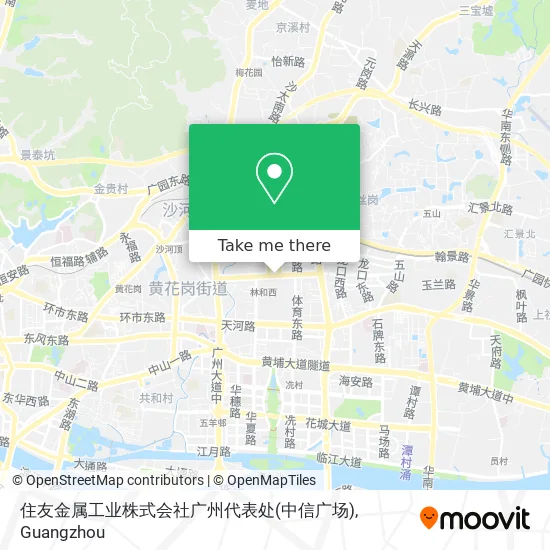 住友金属工业株式会社广州代表处(中信广场) map
