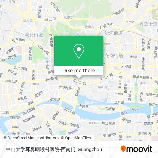 中山大学耳鼻咽喉科医院-西南门 map