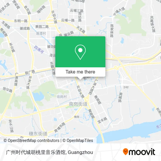 广州时代城胡桃里音乐酒馆 map