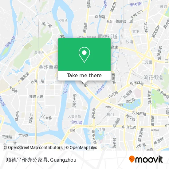 顺德平价办公家具 map