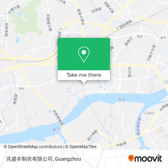 兆盛丰制衣有限公司 map
