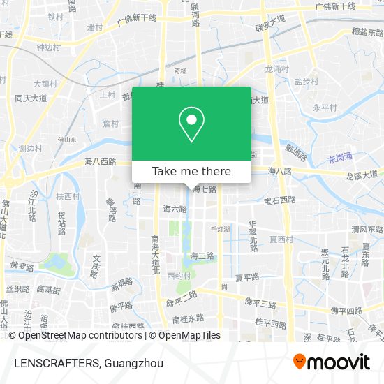 LENSCRAFTERS map