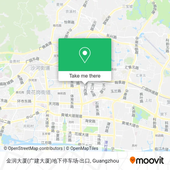金润大厦(广建大厦)地下停车场-出口 map