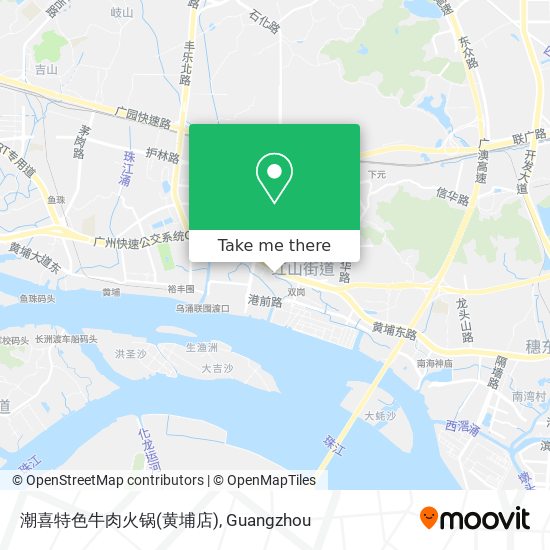 潮喜特色牛肉火锅(黄埔店) map