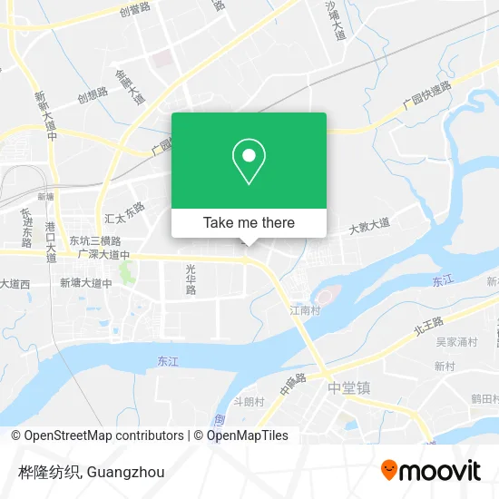 桦隆纺织 map